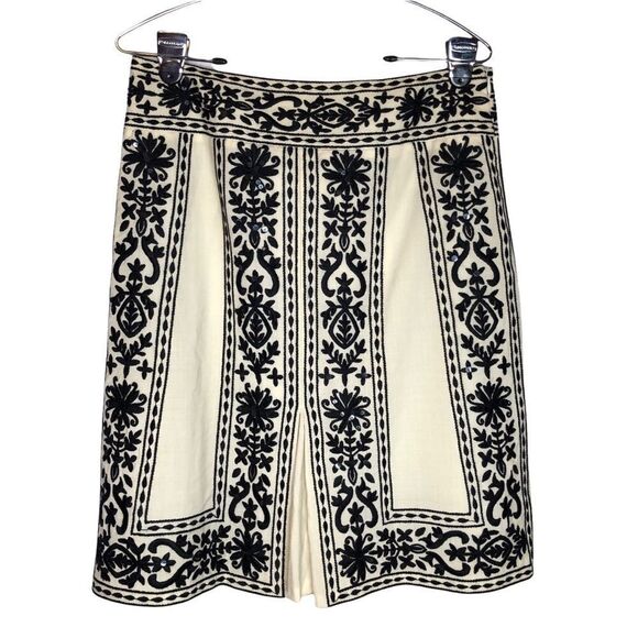 Etcetera Embellished Wool Skirt - Picture 1 of 11